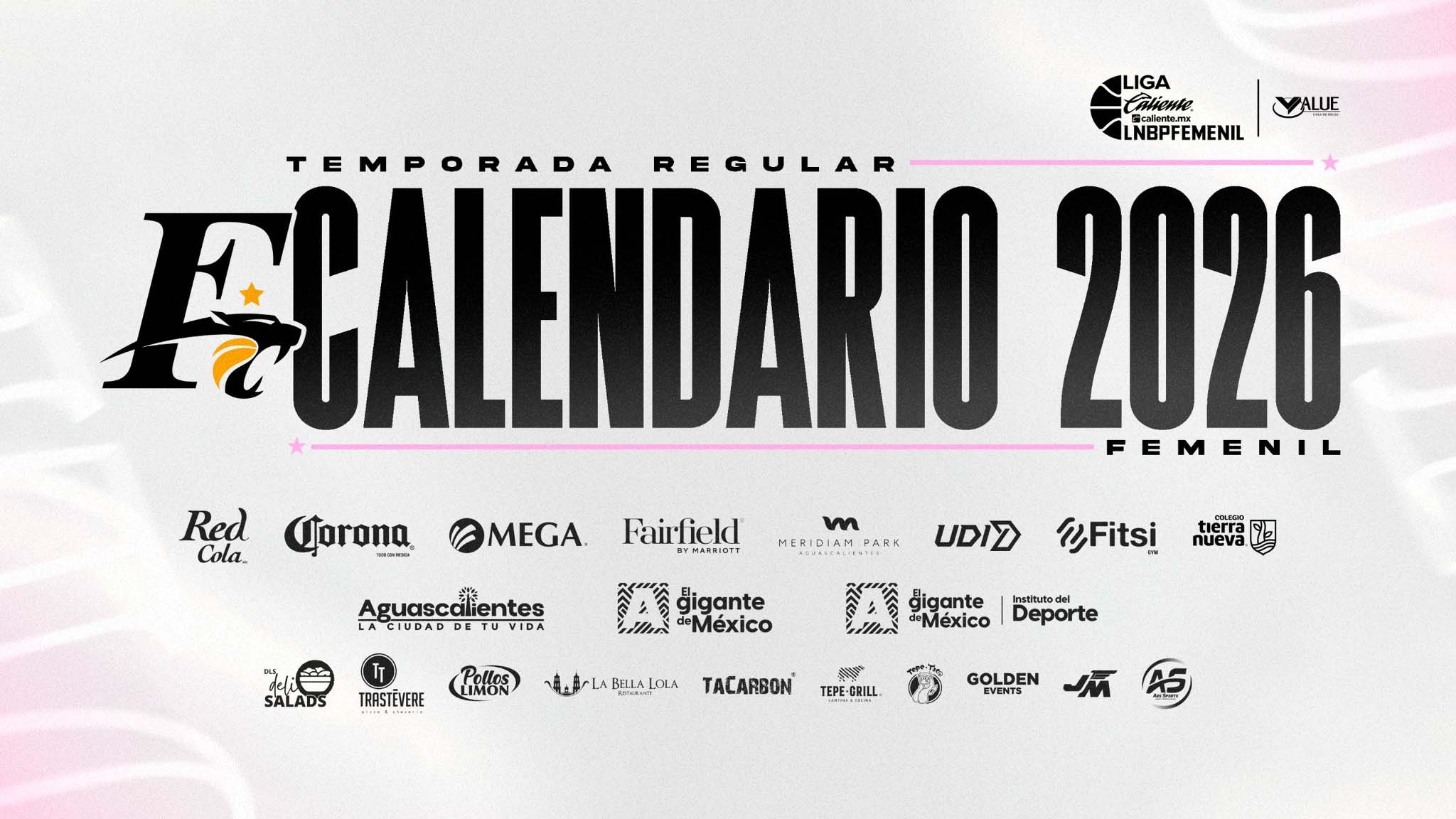 Calendario Panteras Femenil