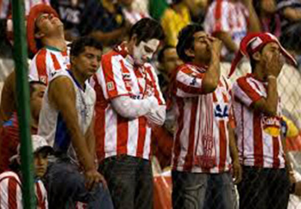 Noche triste primer descenso de necaxa