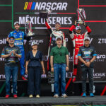 garcia-de alba-vences podio nascar méxico aguascalientes