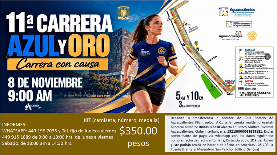 Carrera Azul y Oro